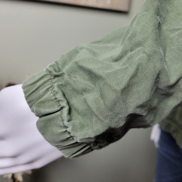 Old Navy Olive Green Cargo Utility Jacket - Picture 8 of 14
